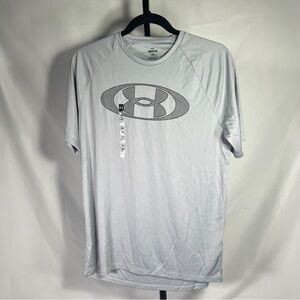 Under Armour Mens Velocity 2.0 Loose T Shirt - Color Gray - Size Small - 1373437